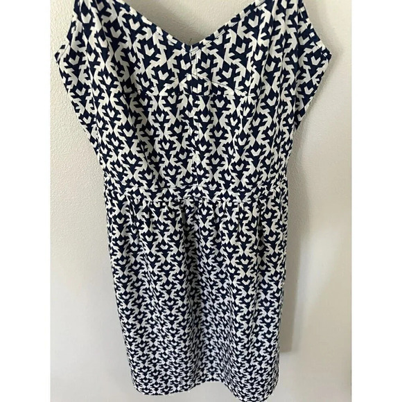 J. Crew Seaside Cami Print Mini Dress sz 2 Spaghetti Strap pockets - Picture 2 of 3